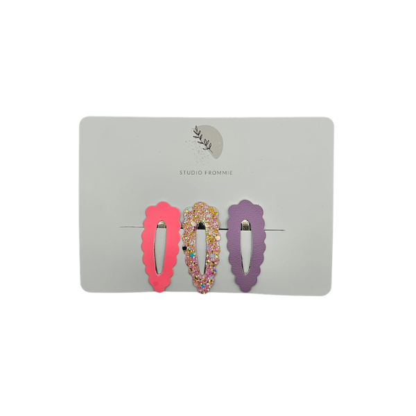 Studio Frommie - Lot de 3 barrettes enfants