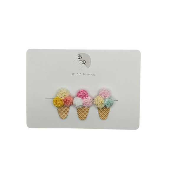 Studio Frommie - Lot de 3 barrettes enfants