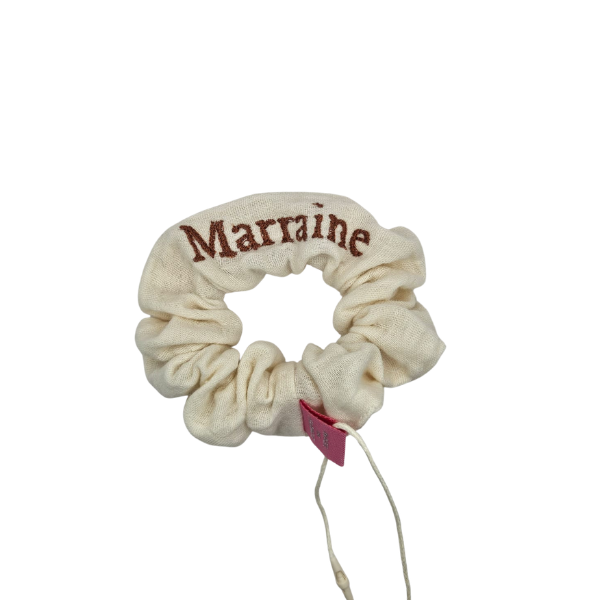 Chouchou brodé - Marraine
