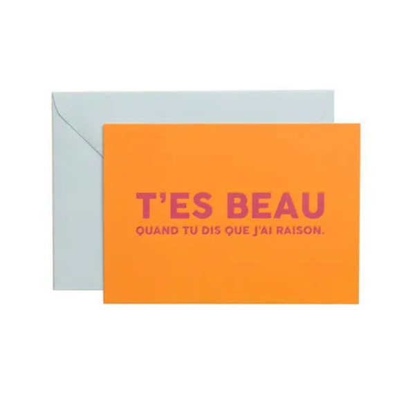 Félicie Aussi - Carte à message – T'es beau