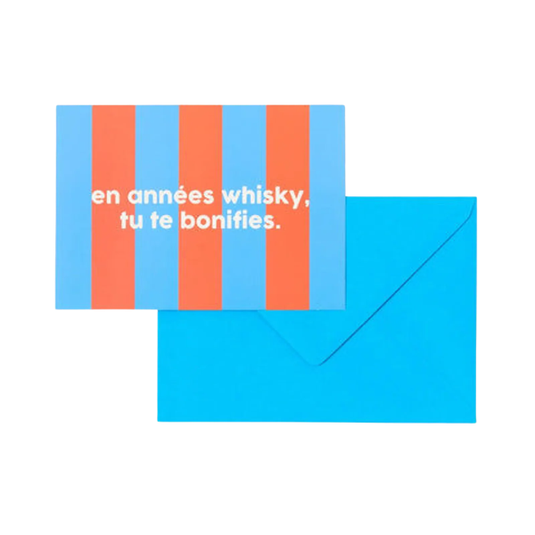Félicie Aussi - Carte à message – En années whisky