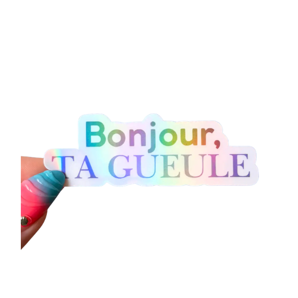 sticker - Bonjour ta gueule
