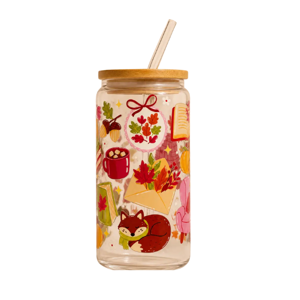Gobelet en verre à motifs – 500 ml