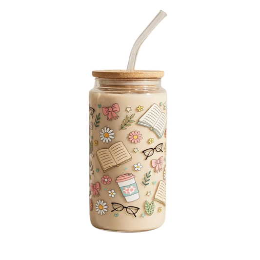 Gobelet en verre à motifs – 500 ml
