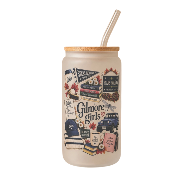Gobelet en verre à motifs – 500 ml