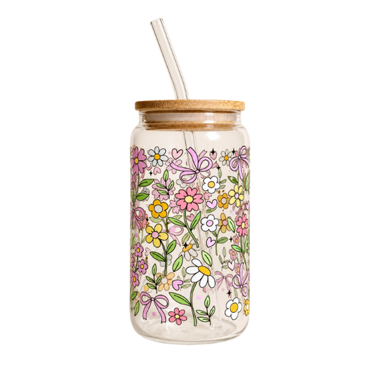 Gobelet en verre à motifs – 500 ml