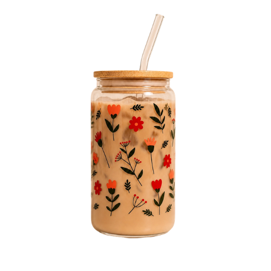 Gobelet en verre à motifs – 500 ml