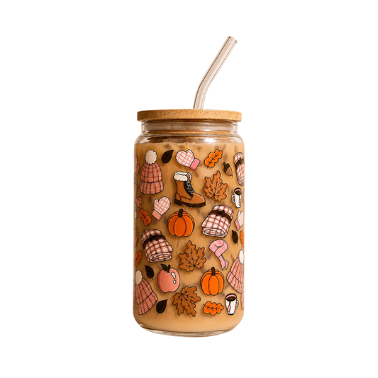 Gobelet en verre à motifs – 500 ml