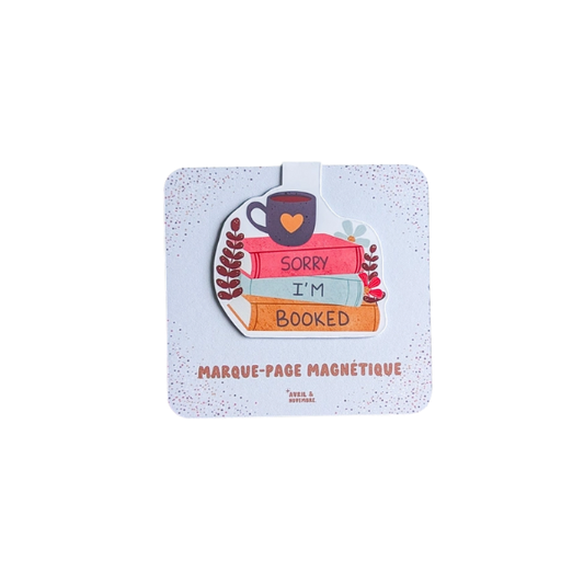 Marque-pages magnétiques - Sorry i'm booked