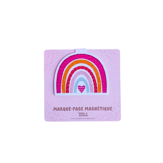 Marque-pages magnétiques - Arc coloré