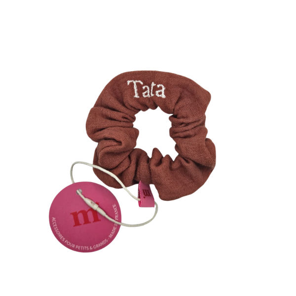 Chouchou brodé - Tata