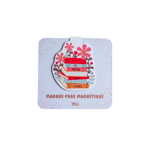 Marque-pages magnétiques - Je préfère les livres