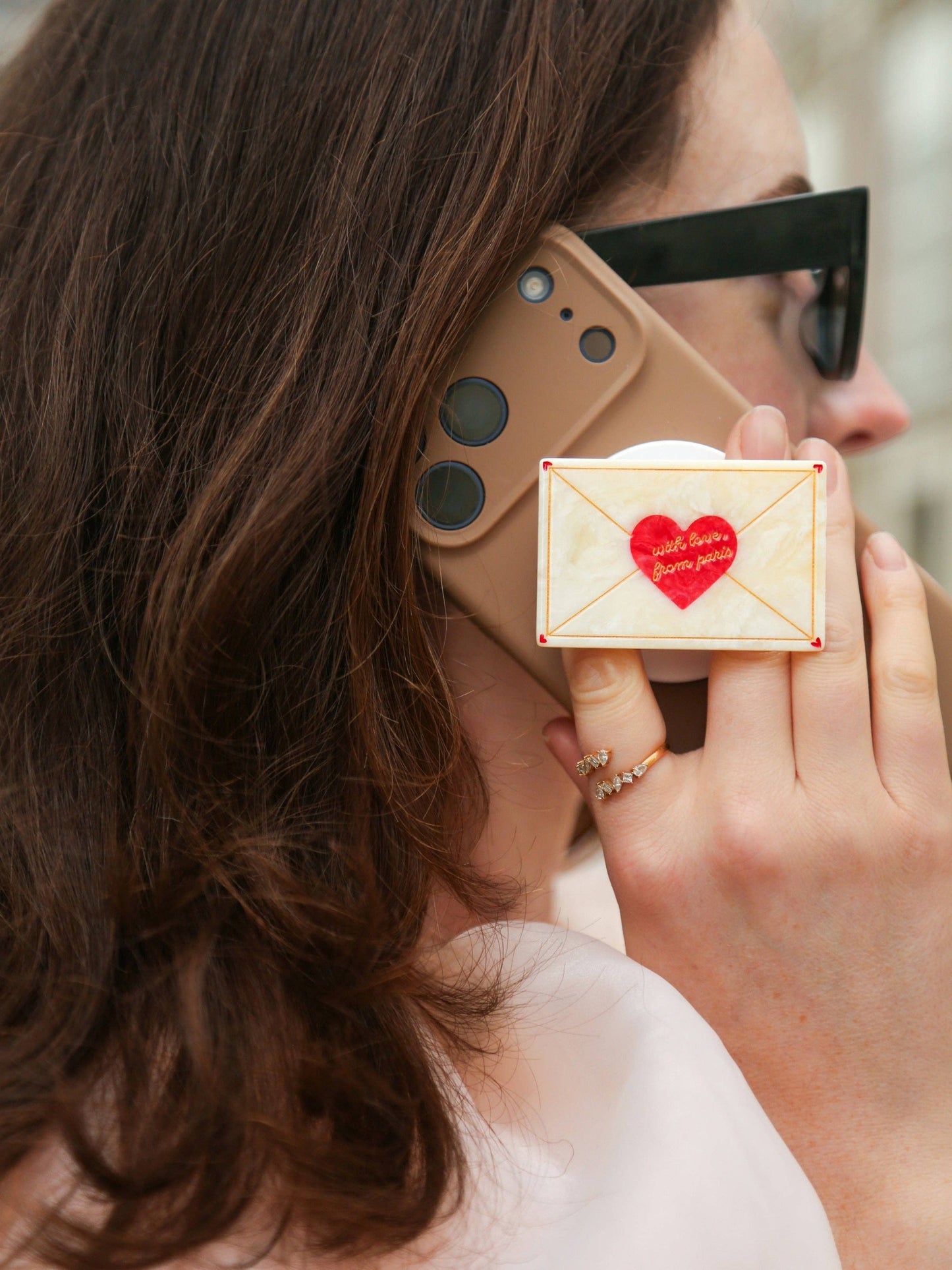 Porte-charme téléphone - Love note