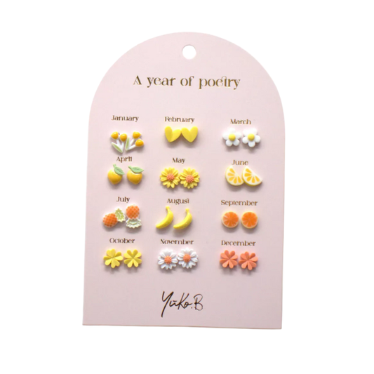 Yuko.b - Un an de poésie - Jaune