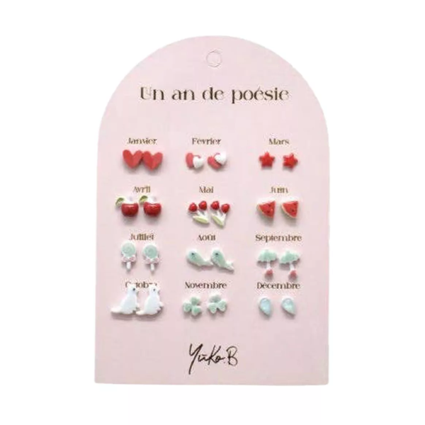 Yuko.b - Un an de poésie - Rouge