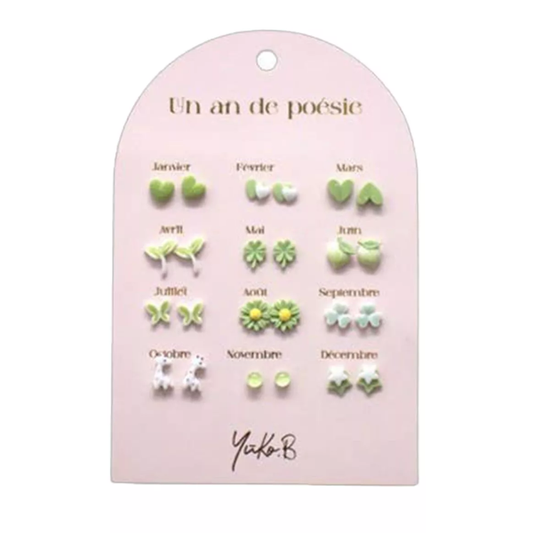 Yuko.b - Un an de poésie - Vert