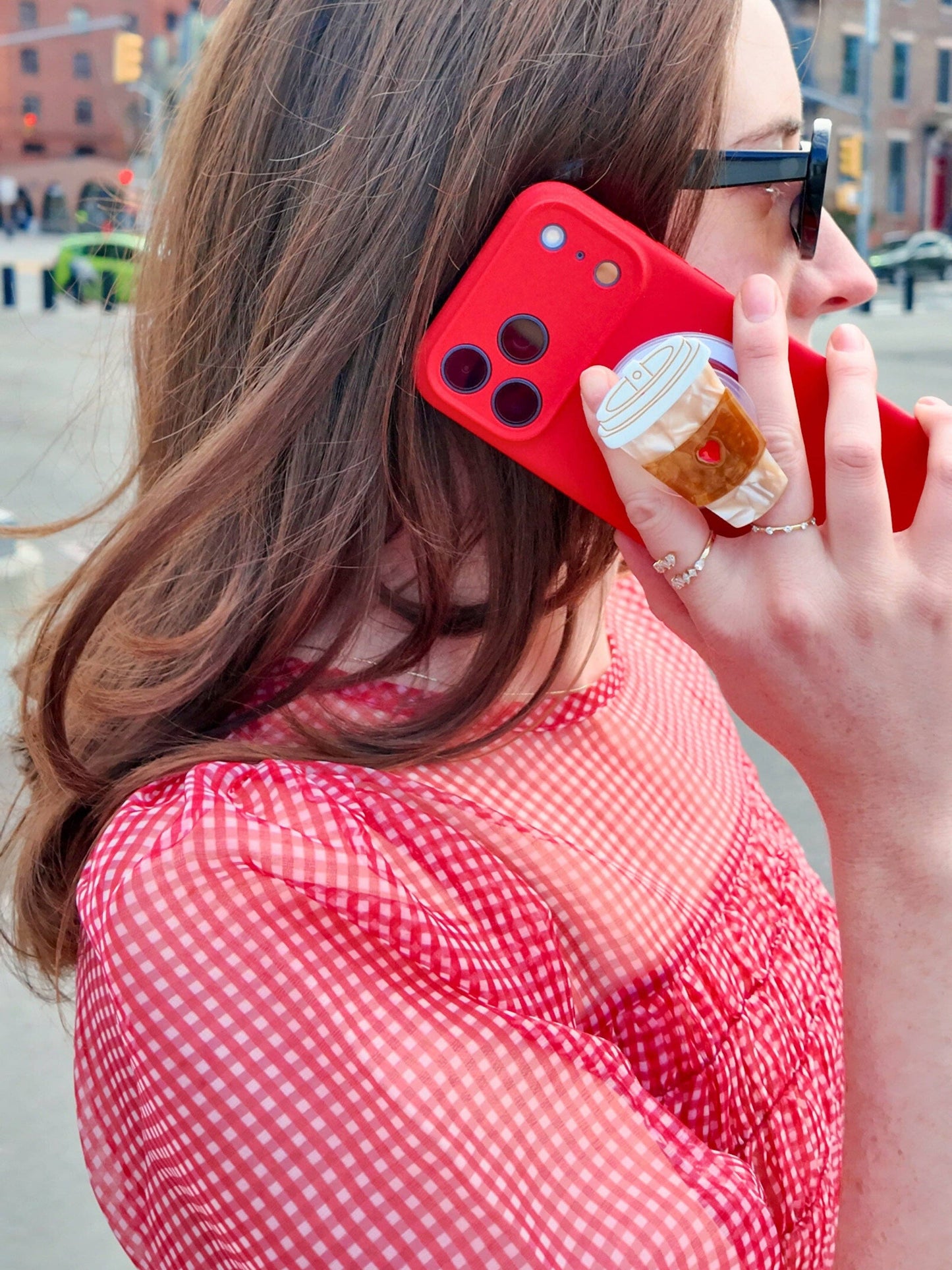 Porte-charme téléphone - Coffee Cup