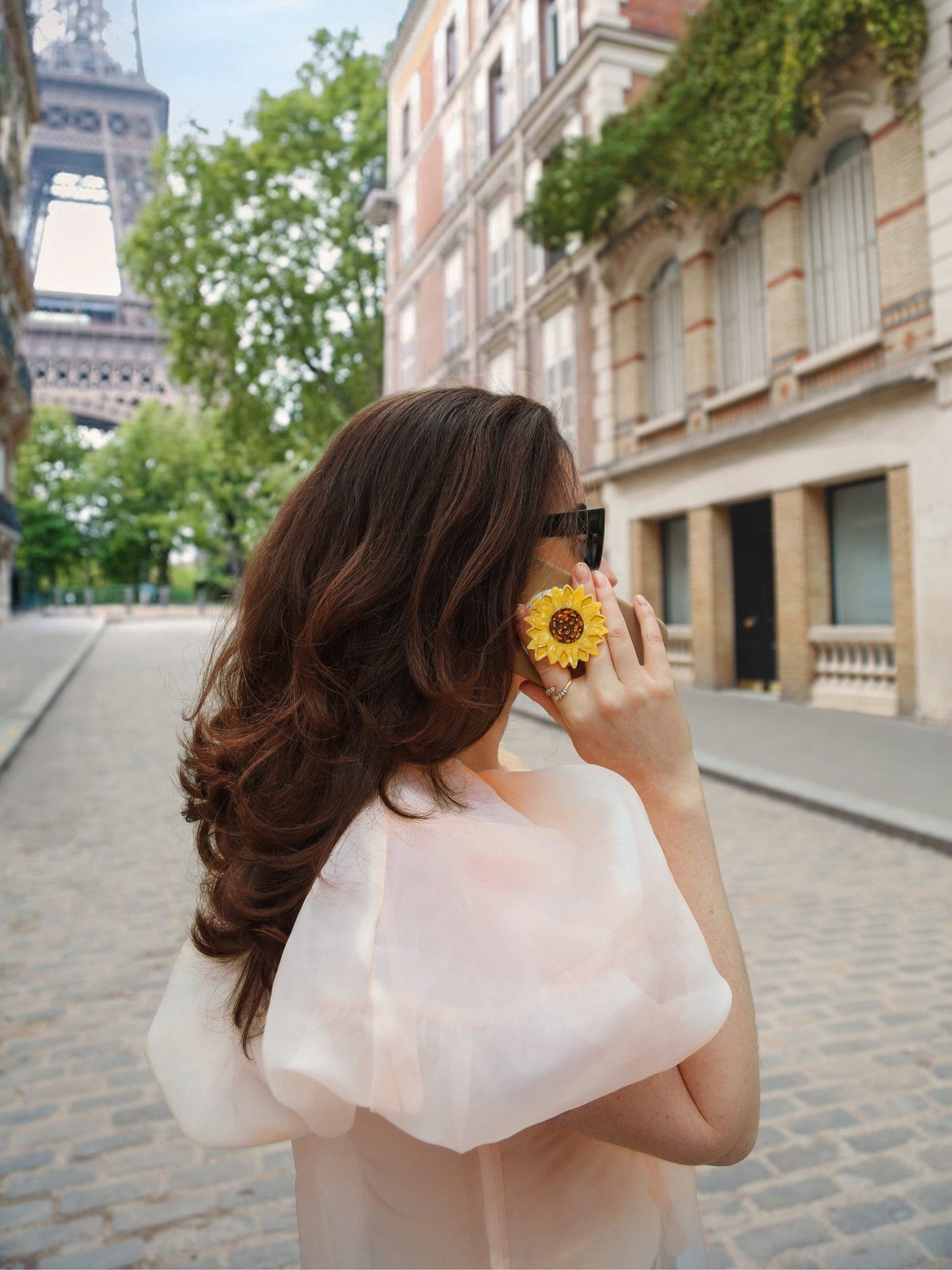Porte-charme téléphone - Sunflower