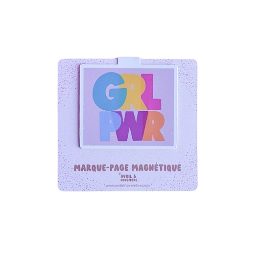 Marque-pages magnétiques - GiRL PoWeR