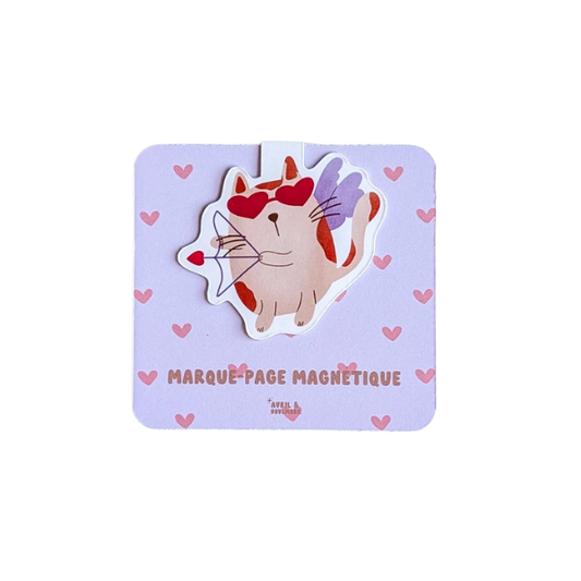 Marque-pages magnétiques - Chatpidon