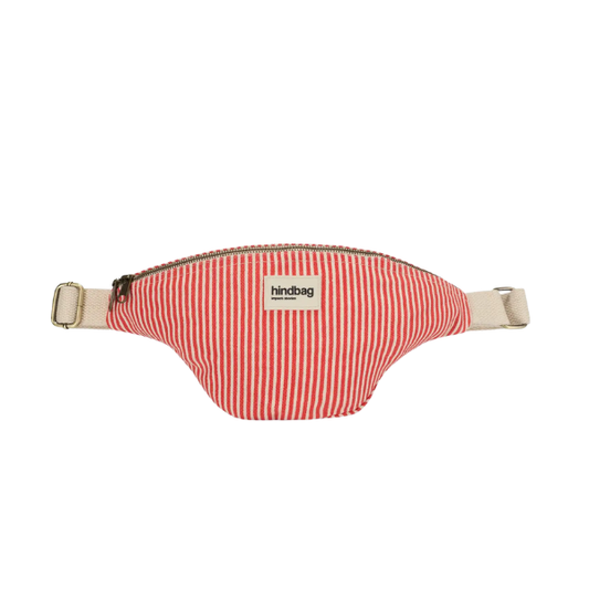 Hindbag - Sac Banane Rayures rouge