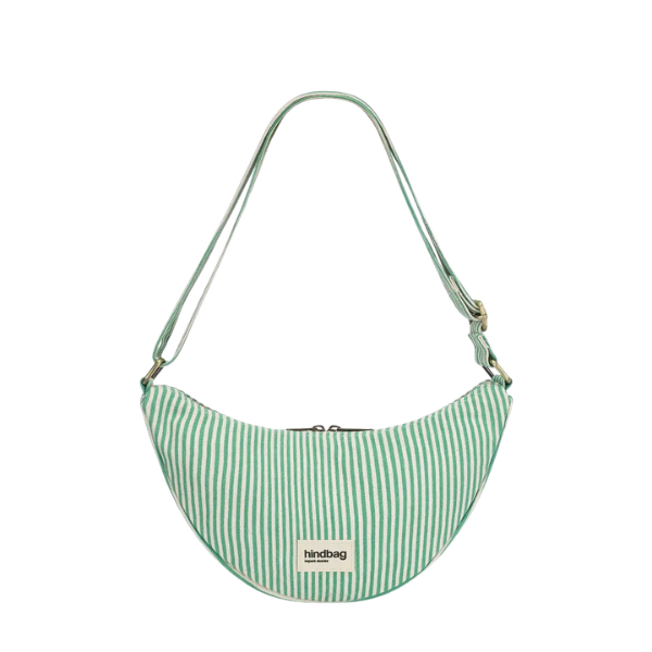 Hindbag - Sac Andréa Rayures vert