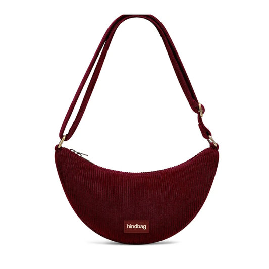 Hindbag - Sac Andréa velours bordeaux
