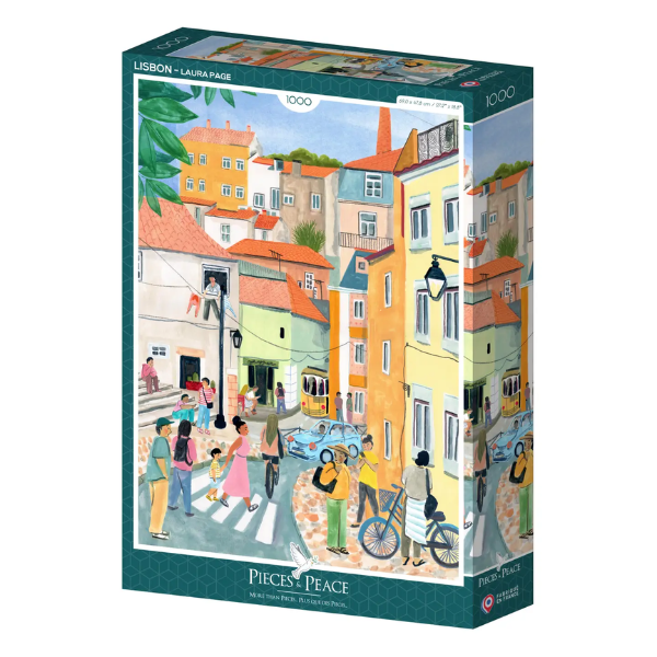 Puzzle Pieces&Peace 1000 Pièces - Lisbonne