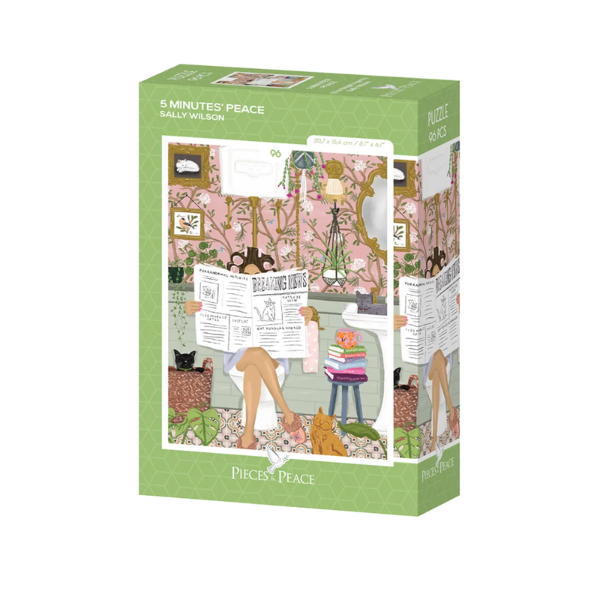 Pièces and Peace - Mini-Puzzle 96 pièces - 5 Minutes' Peace