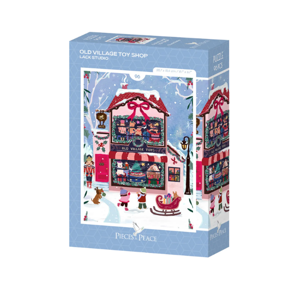 Pièces and Peace - Mini-Puzzle 96 pièces - Old Village Toy Shop