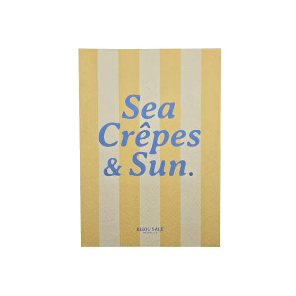 Breizh Club - Carte postale Sea Crêpes & Sun