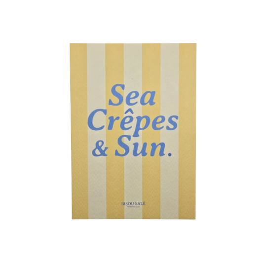 Breizh Club - Carte postale Sea Crêpes & Sun