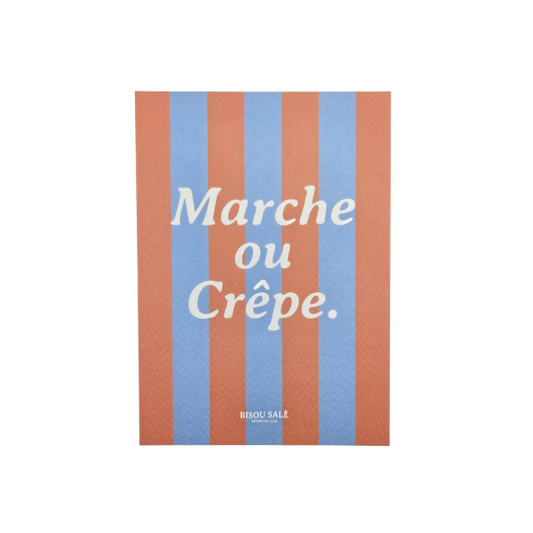 Breizh Club - Carte postale Marche ou crêpe