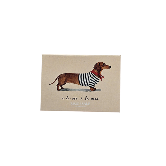 Breizh club - Magnet - Teckel marinière