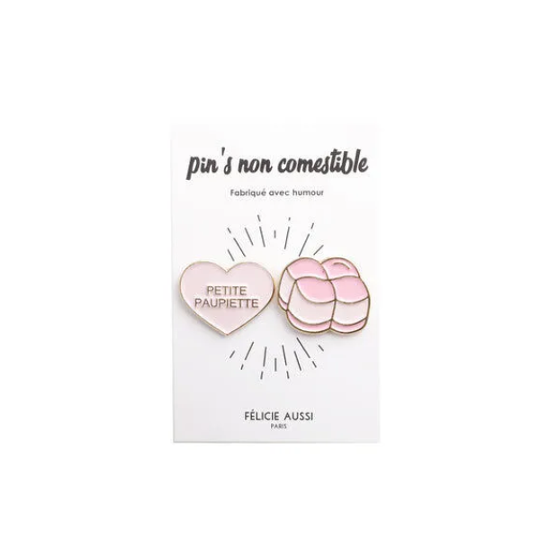 Félicie Aussi - Duo de Pin’s à partager - Paupiette