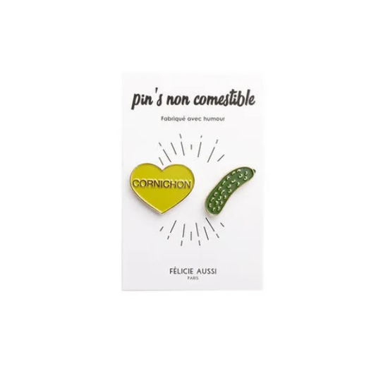 Félicie Aussi - Duo de Pin’s à partager - Cornichon