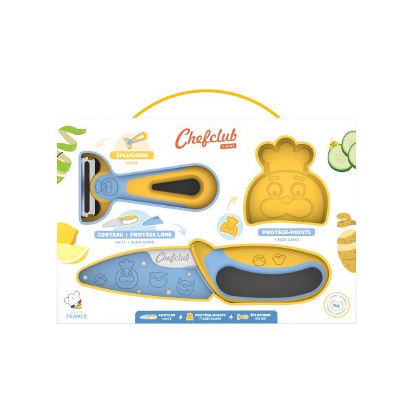 Chefclub - Kit découpe : couteau et éplucheur
