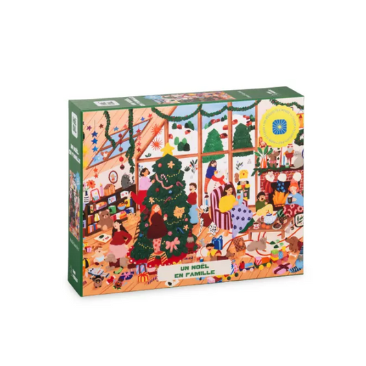 Trevell - Puzzle Un Noël en Famille – 1000 pièces – Les Éditions Heol