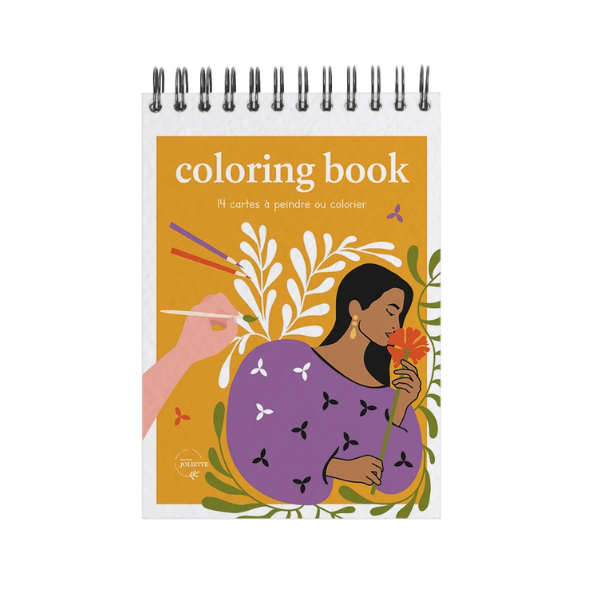 Maison Joliette - Carnet de coloriage A6 - Jardin des Muses