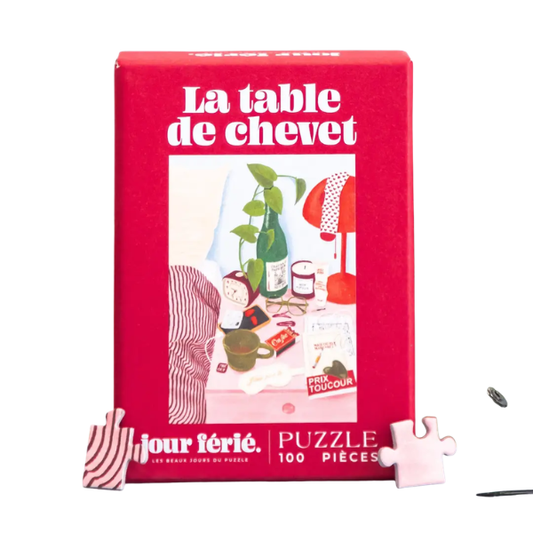 Jour férié - Mini Puzzle 100 pcs - La table de chevet