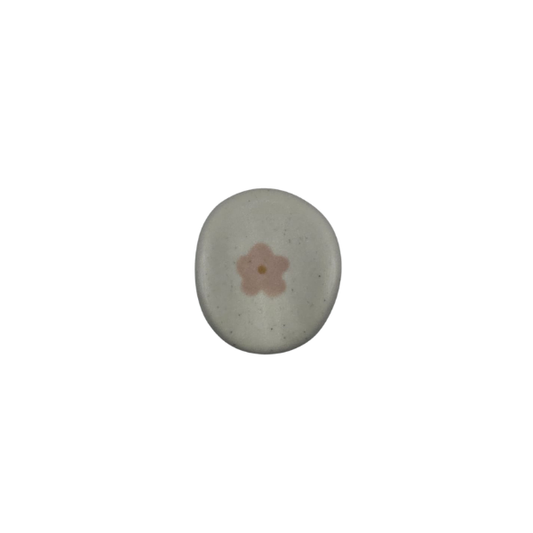 Worry stones "Douxdoux" - Motif fleur centrale