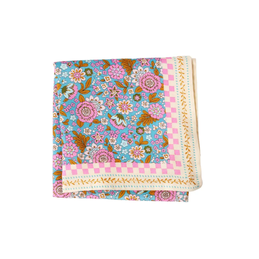 Bonheur du jour - Foulard Indien - Amaia Turquoise