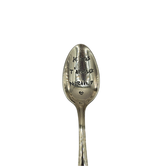 Cuillère gravée - Je peux t'appeler parrain ?