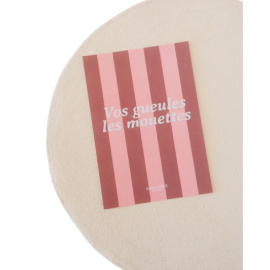Breizh Club - Carte Vos gueules les mouettes
