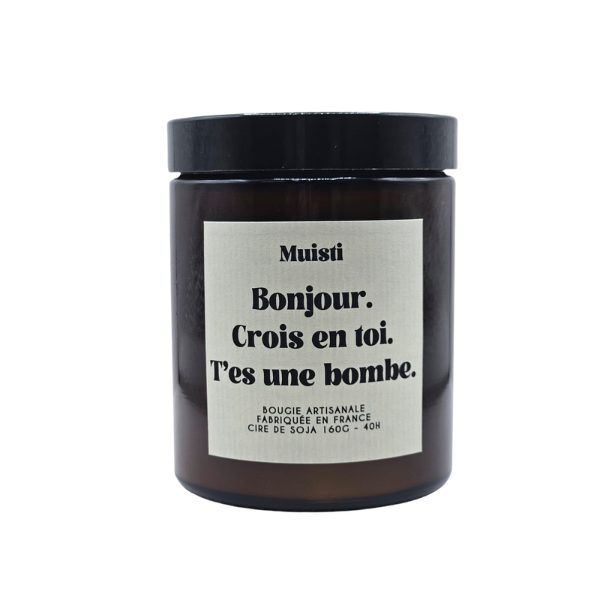 Muisti - Bougie parfumée - T'es une bombe