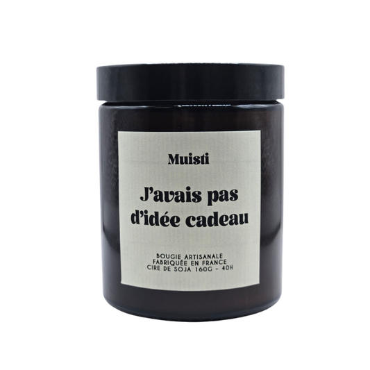 Muisti - Bougie parfumée - J'avais pas d'idée de cadeau