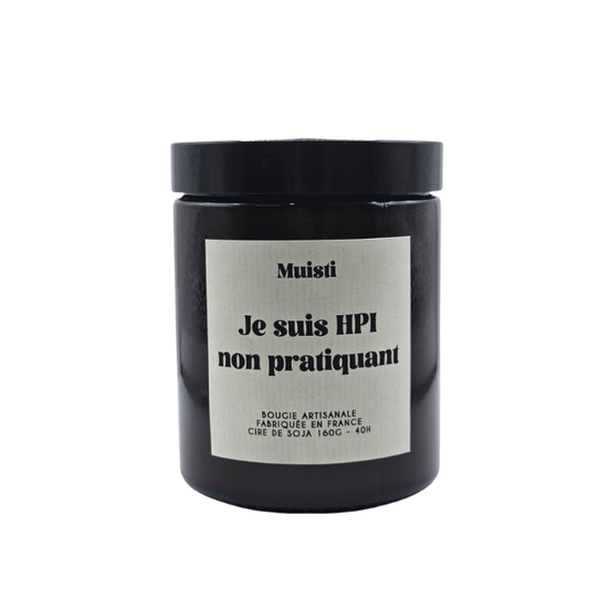 Muisti - Bougie parfumée - Je suis HPI non pratiquante