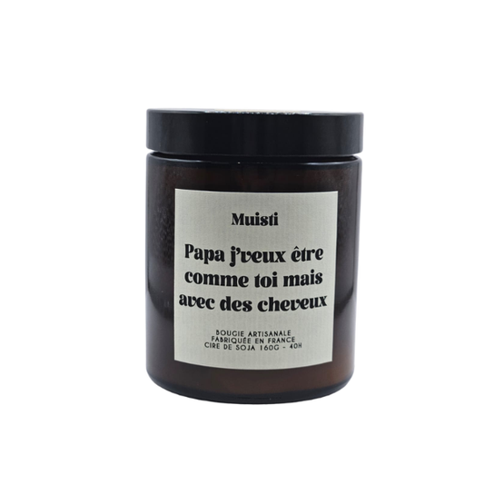 Muisti - Bougie parfumée - Papa comme toi mais avec des cheveux