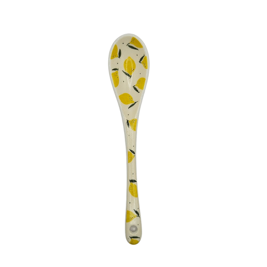 Cuillère en porcelaine - Citrons