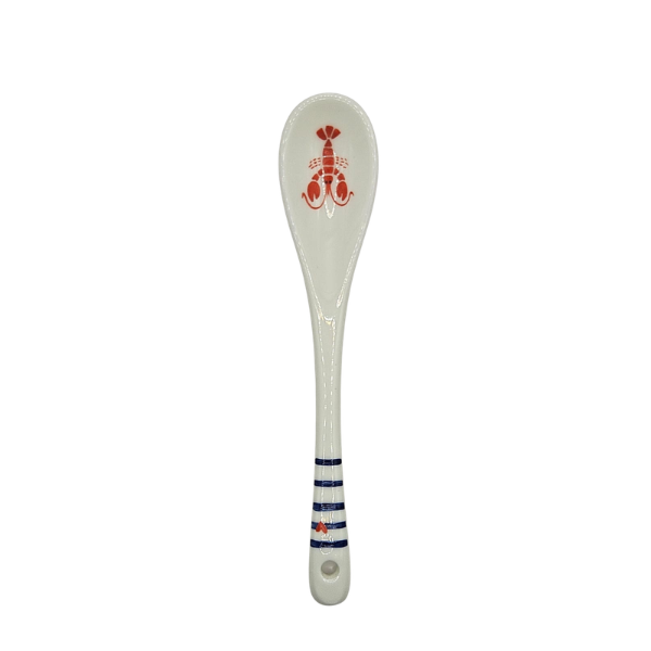 Cuillère en porcelaine - Ecrevisse